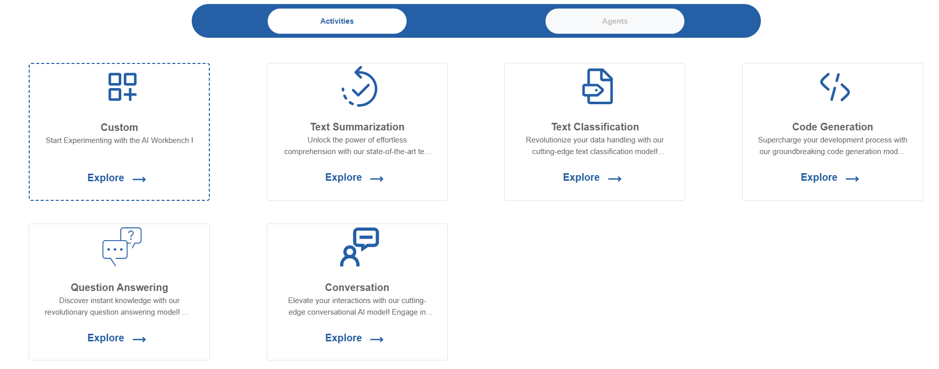 AI Workbench AI Workbench home page