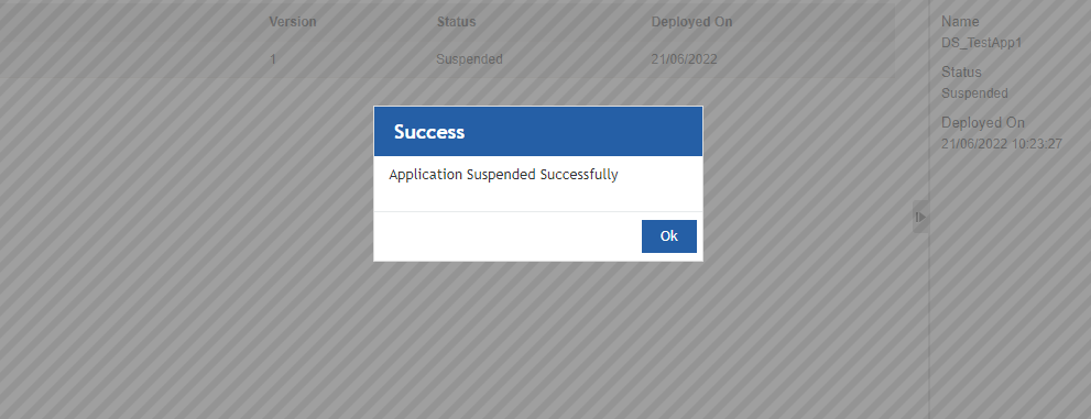 Success message Success message