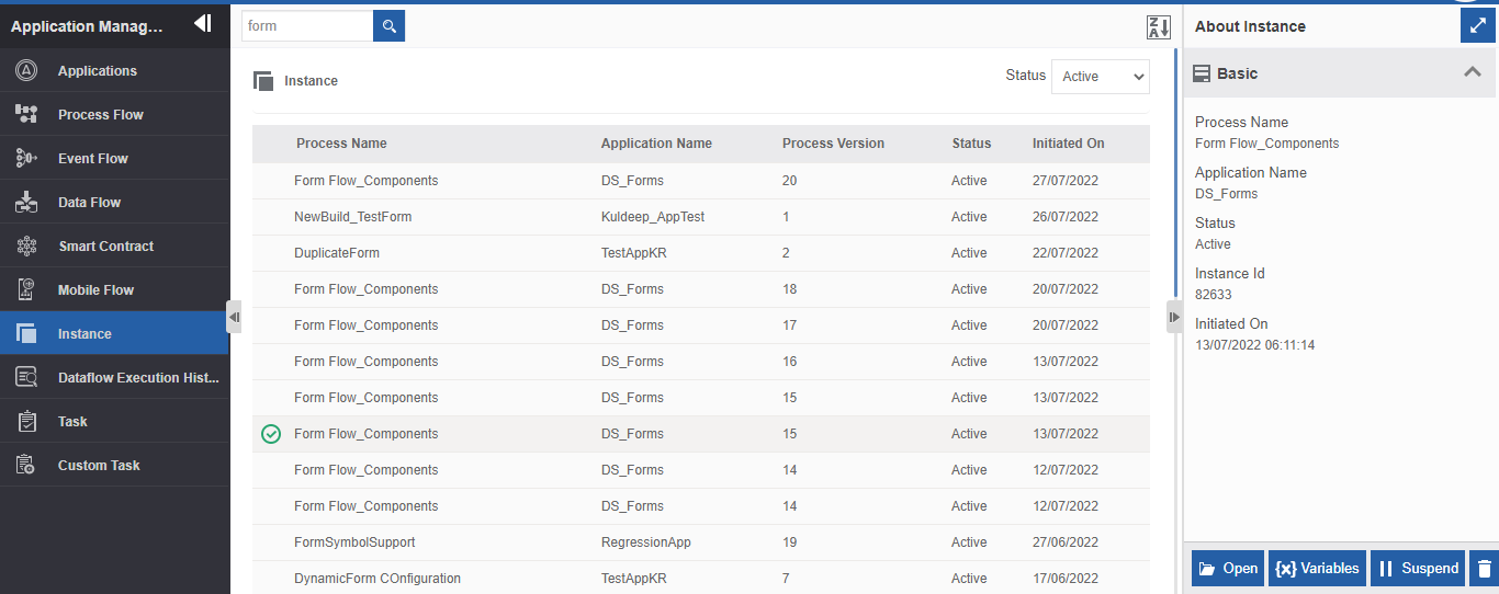 Viewing instance list and details Viewing instance list and details