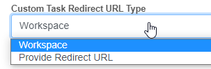 ustom Task Redirect URL Type ustom Task Redirect URL Type