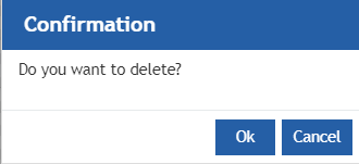 Process Flow Delete confirmation Process Flow Delete confirmation