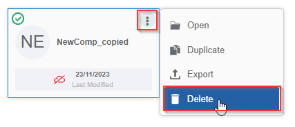Deleting view through more actions Deleting view through more actions