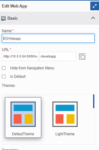 Editing Web App Editing Web App